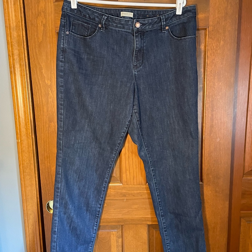 Coldwater Creek Size 16 Dark Gray/Black Jeans